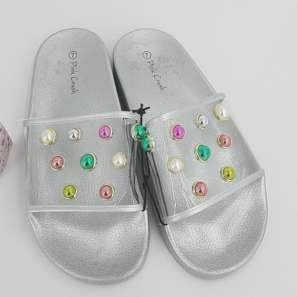 🆕 Clear Embellished Slides - Picture 2 of 5